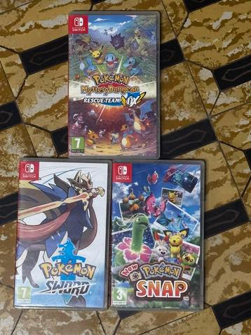 Switch games pokemon  beschikbaar voor biedingen
