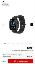 Apple watch ultra 2 49mm, Handtassen en Accessoires, Smartwatches, Ophalen of Verzenden