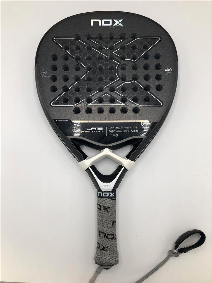 Nox LA Quantum Leo Augsburger, Sports & Fitness, Padel, Utilisé, Raquette de padel, Enlèvement ou Envoi