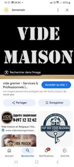 Vide maison, Enlèvement ou Envoi