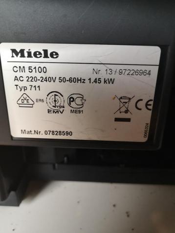 onderdelen Miele espressomachine beschikbaar voor biedingen