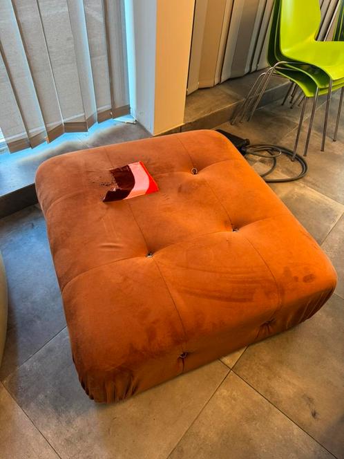 Grote zitzak, Huis en Inrichting, Zetels | Voetbanken en poefs, Gebruikt, 100 tot 125 cm, 100 tot 125 cm, Vierkant, Stof, Overige materialen