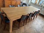 8 + 2 eetkamer stoelen leder en hout, Ophalen, Gebruikt, Overige kleuren, Klassiek