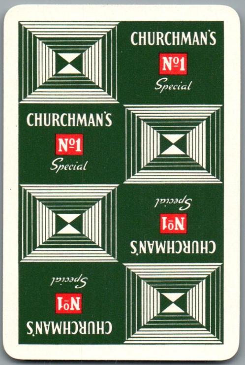 speelkaart - LK12376 - Churchman's, Verzamelen, Speelkaarten, Jokers en Kwartetten, Zo goed als nieuw, Speelkaart(en), Verzenden