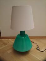 Lampe vintage en opaline bleue Roche Bobois 1968, Comme neuf