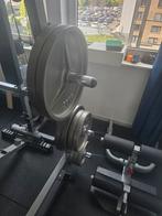 Gewichtschijven, squat stand, weight vest, sissy squat...