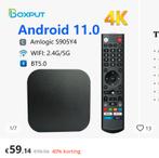 Box android q8 55€ pièces neuf, Comme neuf