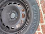 Winterbanden Continental 195/65 R15 op velg, Auto-onderdelen, Banden en Velgen, Ophalen, Gebruikt, Banden en Velgen, Winterbanden