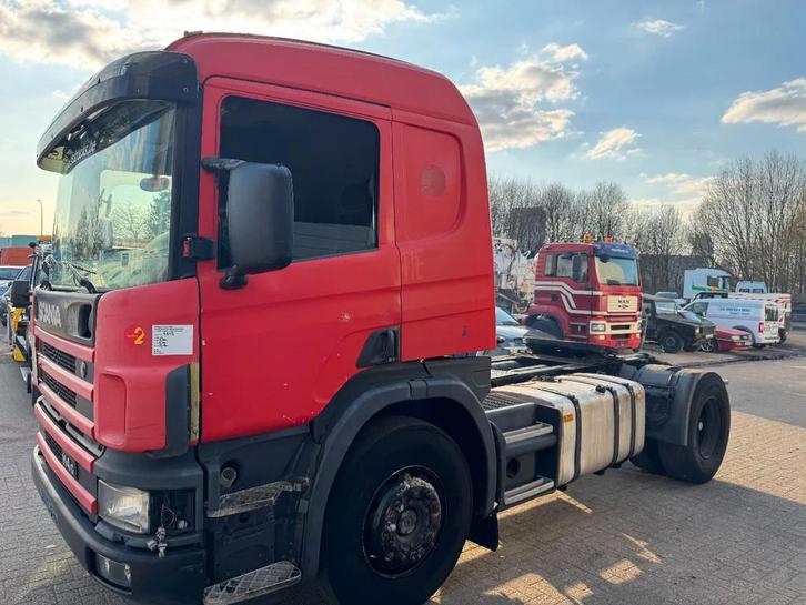 Scania P114-340 *BELGIAN TRUCK* (bj 2003), Autos, Camions, Entreprise, Achat, Scania, Diesel, Boîte manuelle, Rouge, Propulsion arrière