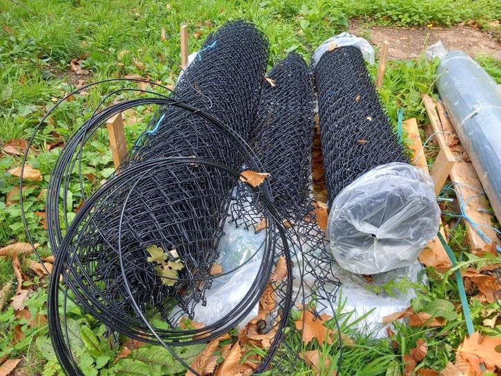 Harmonicagaas tuindraad 1m50 zwart, Tuin en Terras, Gaas en Draad, Nieuw, Draad, 20 meter of meer, Ophalen