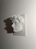 Julius Caesar wandsculptuur, marmerlook, Antiek en Kunst, Kunst | Beelden en Houtsnijwerken, Ophalen of Verzenden