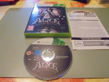 XBOX 360 Alice Madness Returns (orig), Online, Enlèvement ou Envoi, 1 joueur, À partir de 18 ans