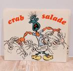 Ancienne enseigne « Salade de crabe » du Frituur/Café, Comme neuf, Enlèvement ou Envoi