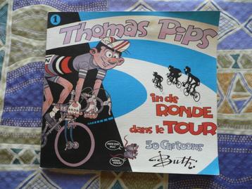 THOMAS PIPS IN DE RONDE 50 CARTOONS OP 100 EXEMPLAREN beschikbaar voor biedingen