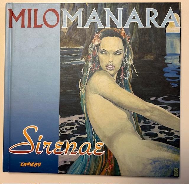 MILO MANARA - SIRENAE - TENTOONSTELLINGSGIDS NAPELS 2002, Boeken, Stripverhalen, Zo goed als nieuw, Eén stripboek, Ophalen of Verzenden