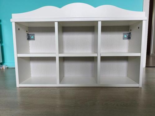 Wit ophangkast (voor bv. kinderkamer), Huis en Inrichting, Kasten | Wandmeubels, Gebruikt, Minder dan 100 cm, Minder dan 150 cm
