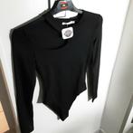 bodysuit noir à manches longues avec découpes m/l, Enlèvement, Neuf, Noir, Manches longues