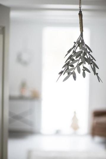 MARETAK DECORATIE ~Mistletoe~ zinc SOBER LANDELIJK