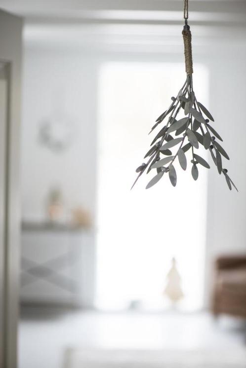 MARETAK DECORATIE ~Mistletoe~ zinc SOBER LANDELIJK, Diversen, Kerst, Nieuw, Ophalen of Verzenden