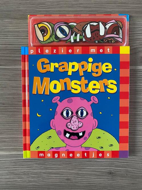Grappige Monsters magneetjes, Livres, Livres pour enfants | Jeunesse | Moins de 10 ans, Comme neuf, Enlèvement ou Envoi