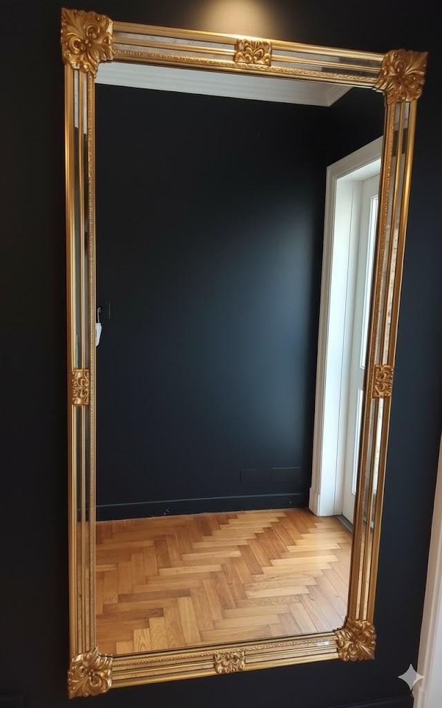 Miroir XXL Vintage de la Maison Deknudt (1970), Huis en Inrichting, Woonaccessoires | Wanddecoraties, Zo goed als nieuw, Ophalen