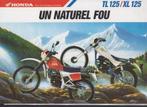 Brochure collectie Honda TL 125 Trial XL 125 Trail-motorfiet, Boeken, Motoren, Verzenden, Gelezen