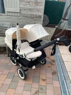 Bugaboo Donkey Twin ultracompleet, Kinderen en Baby's, Ophalen, Verstelbare duwstang, Bugaboo, Zo goed als nieuw