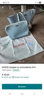 Guess schoudertas 2in 1, Ophalen of Verzenden, Zo goed als nieuw, Schoudertasje