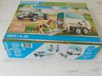 70511 Playmobil paardentrailer + 6930 paardenwedstrijd+6933, Ophalen of Verzenden, Zo goed als nieuw, Complete set