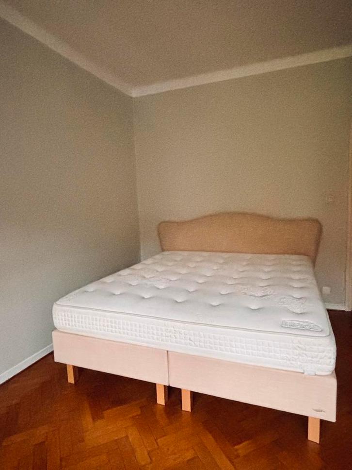 Kingsize boxspring bed 180x200 cm - Ergosleep + BEKA matras, Huis en Inrichting, Slaapkamer | Bedden, Zo goed als nieuw, 180 cm