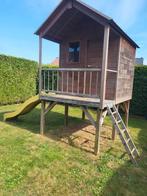 Speelhuisje cederhout, Kinderen en Baby's, Speelgoed | Buiten | Speelhuisjes, Ophalen, Gebruikt, Hout