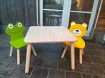 Mooie houten set, Kinderen en Baby's, Ophalen, Zo goed als nieuw, Stoel(en)