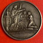 Huwelijksmedaille uit Frankrijk graveur Gayrard 15 g. zilver, Argent, Enlèvement ou Envoi