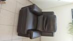 relax zetel in leder in perfecte staat, 75 tot 100 cm, Modern, Leer, 75 tot 100 cm