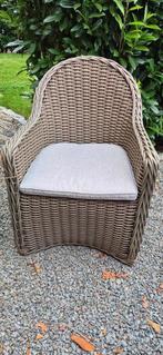 Lot de 4 fauteuils de jardin + coussins - excellent état !!!, Jardin & Terrasse, Chaises de jardin, Enlèvement, Comme neuf, Autres matériaux