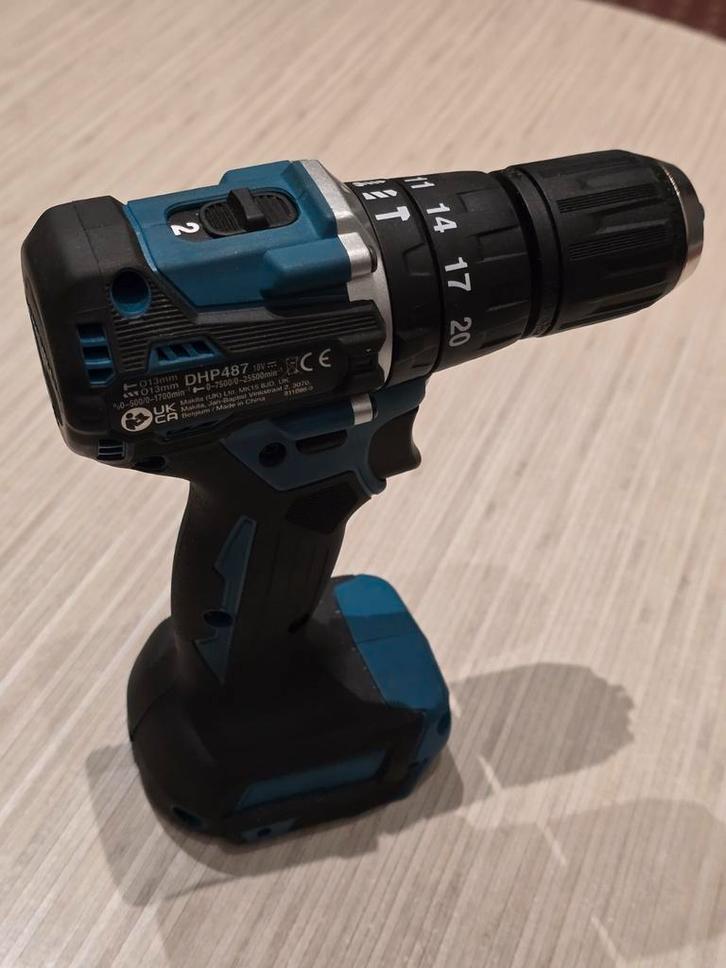 Makita DHP487Z LXT 18V BL  klopboor-schroefmachin, Doe-het-zelf en Bouw, Gereedschap | Boormachines, Nieuw, Boor- en Schroefmachine