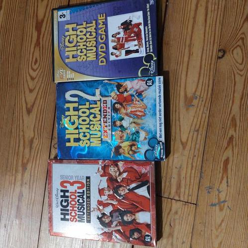 3 DVD's van High School Musical – Te Koop!, Cd's en Dvd's, Dvd's | Kinderen en Jeugd, Zo goed als nieuw, Film, Overige genres