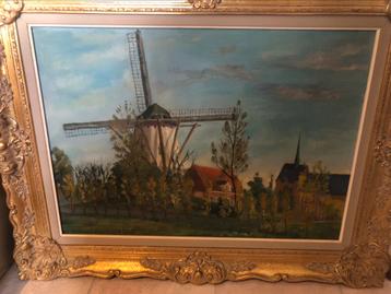 Molen schilderij van verheyden beschikbaar voor biedingen
