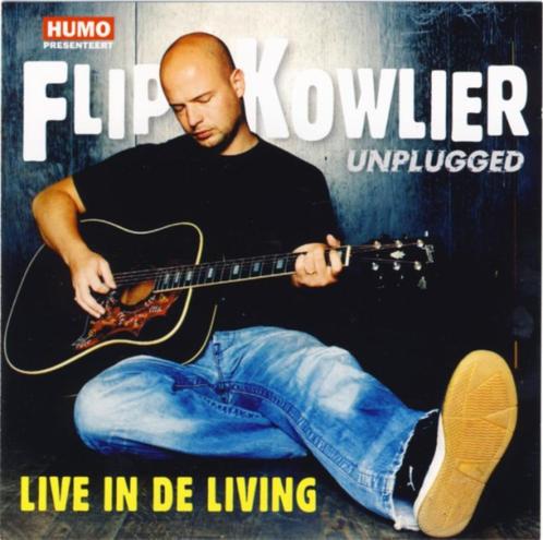 Flip Kowlier – Live In De Living (cd), Cd's en Dvd's, Cd's | Nederlandstalig, Ophalen of Verzenden