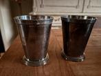 2 verzilverde bekers, Antiek en Kunst, Ophalen of Verzenden, Zilver