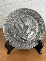 Tin bordje "Moeder & Kind" (C. Pettito) etain  92%, Antiek en Kunst, Antiek | Tin, Ophalen of Verzenden