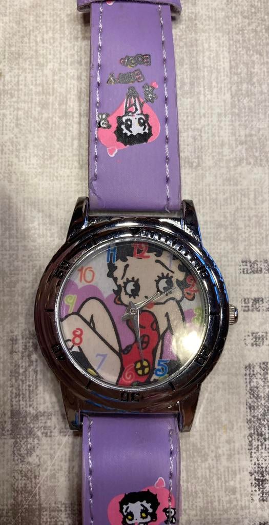 Montre Betty Boop., Autres marques, Enlèvement ou Envoi, Acier, Autres matériaux