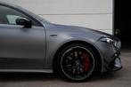 Mercedes-Benz A 45 AMG S 4-Matic+ PANO/VENTILATED/PERFSEAT, Auto's, USB, 4 cilinders, Leder, Zilver of Grijs
