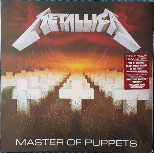 Metallica - Master Of Puppets (NIEUW) (3157781120), Cd's en Dvd's, Vinyl | Hardrock en Metal, Nieuw in verpakking, Ophalen of Verzenden