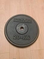 Halterschijf domyos 20kg, Sport en Fitness, Fitnessmaterialen, Ophalen, Gebruikt, Halterschijven