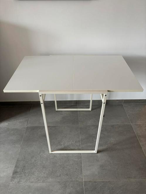 IKEA wit klaptafel 48/92cm x 60cm, Huis en Inrichting, Tafels | Eettafels, Gebruikt, 50 tot 100 cm, 50 tot 100 cm, tot twee personen