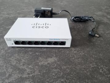 Cisco CBS110-8T-D 8-poorts unmanaged switch. beschikbaar voor biedingen