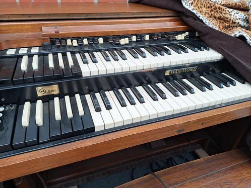 Hammond c3 en portable (porta b) met  2 leslie  speakers, Muziek en Instrumenten, Orgels, Gebruikt, Hammondorgel, 2 klavieren