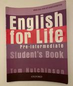 English for Life : Pre-intermediate Student’s book en TBE, Anglais