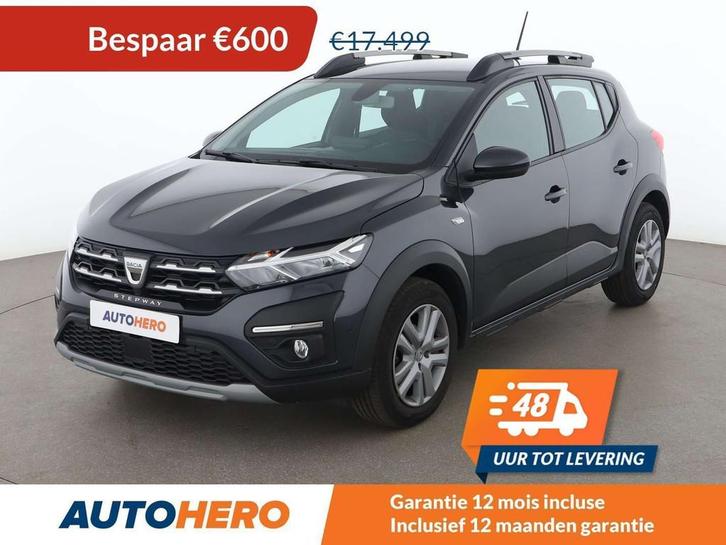 Dacia Sandero 1.0 TCe Stepway Comfort (bj 2022, automaat), Auto's, Dacia, Te koop, Sandero Stepway, ABS, Achteruitrijcamera, Airbags